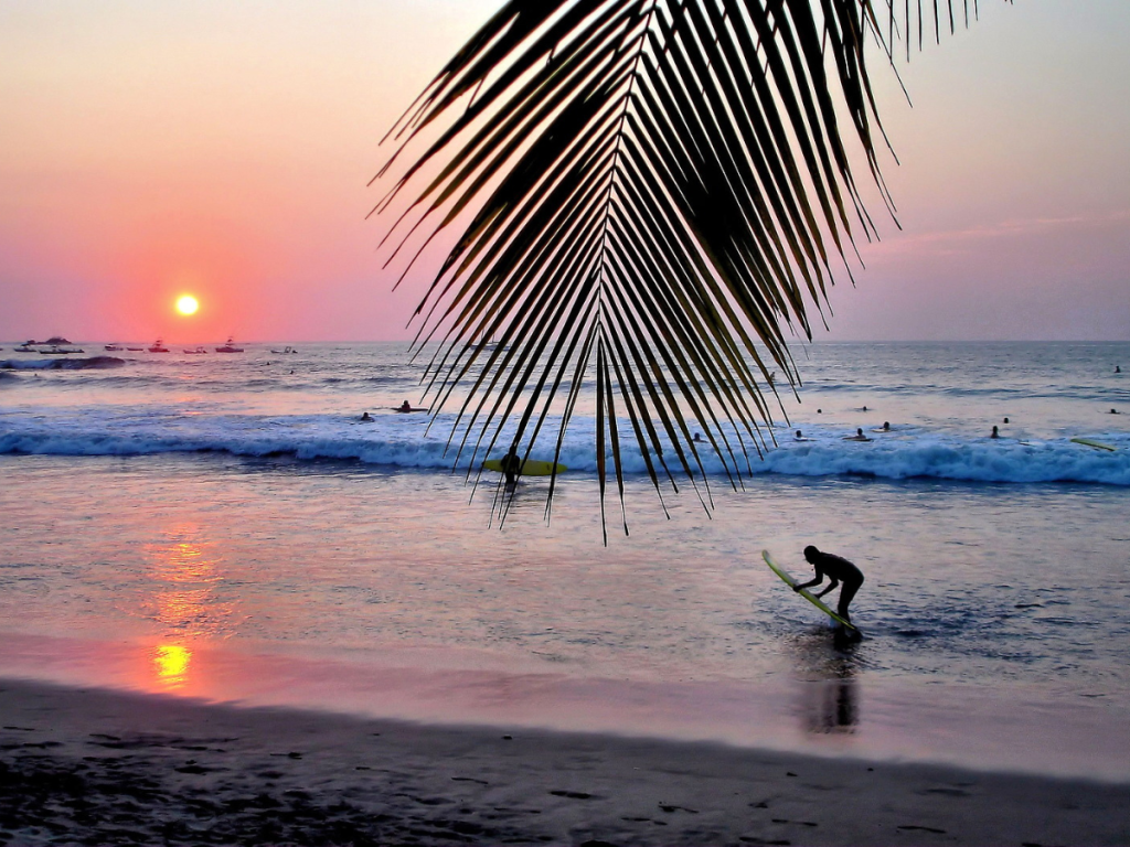 Rainy Season Surf & Sunset